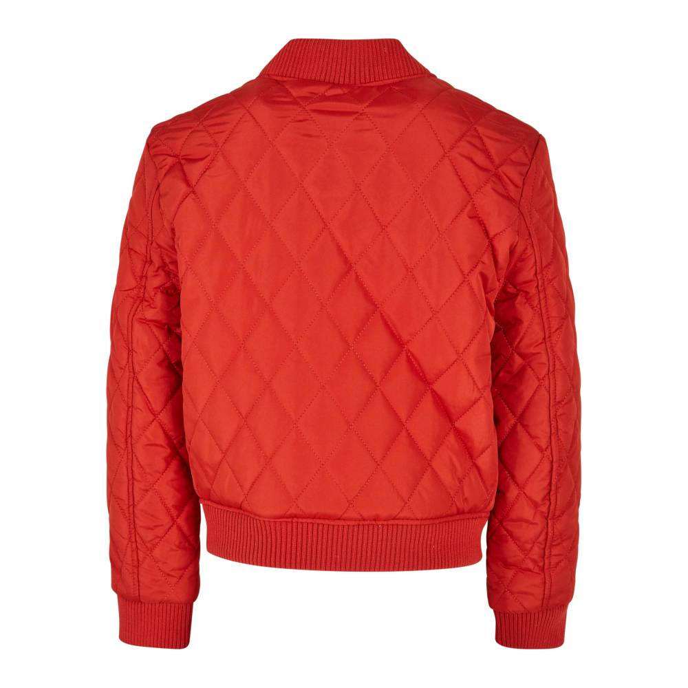 Urban Classics - Diamond Quilt Nylon Veste enfant - Rouge
